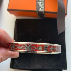 Hermès enamel bracelet size 65